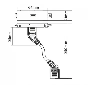 HDMI zásuvka Vision TC3