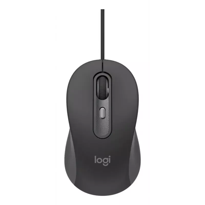 Káblová klávesnica s myšou Logitech 920-013349 — USB, QWERTY US International, graphite, kábel 1,8 m