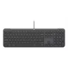 Káblová klávesnica s myšou Logitech 920-013349 — USB, QWERTY US International, graphite, kábel 1,8 m