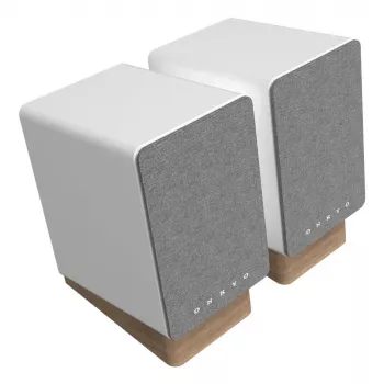 Onkyo GX-10DB 2-pásmový káblový a bezdrôtový reproduktor 2.0 30 W, 70–20000 Hz, sivá/biela