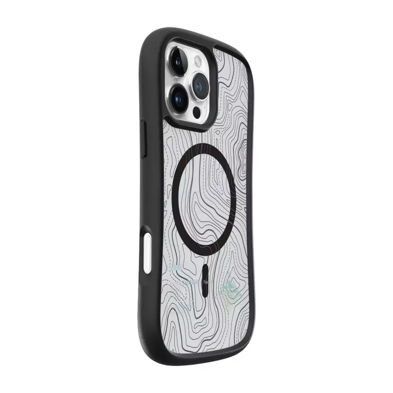 Puzdro LAUT POP ADVENTURE pre iPhone 16 Pro transparentné čierne