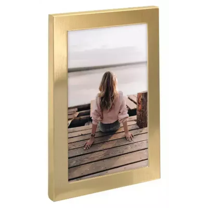 Rám na jednotlivé snímky Hama Riva zlatý hliník 140x190mm