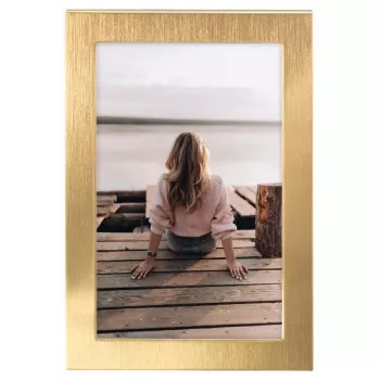 Rám na jednotlivé snímky Hama Riva zlatý hliník 140x190mm