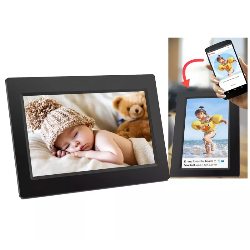 Digitálny fotorámik Denver PFF-1015B 10,1 palca dotykový displej WLAN 16 GB