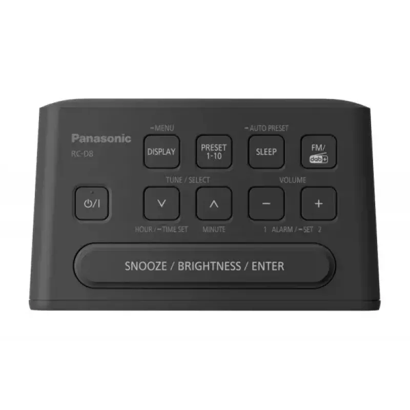 Rádiobudík Panasonic RC-D8EG-K čierna
