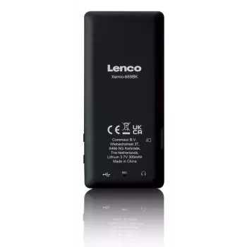 MP3 prehrávač Lenco Xemio-669BK 8 GB čierna LCD 18h prehrávanie