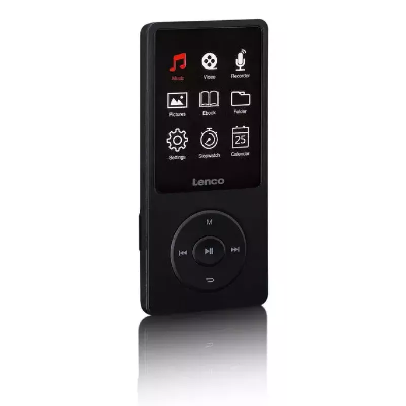 MP3 prehrávač Lenco Xemio-669BK 8 GB čierna LCD 18h prehrávanie