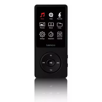 MP3 prehrávač Lenco Xemio-669BK 8 GB čierna LCD 18h prehrávanie