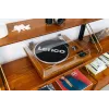 Remeňový audio gramofón Lenco LS-55WA drevo poloautomatický USB Bluetooth