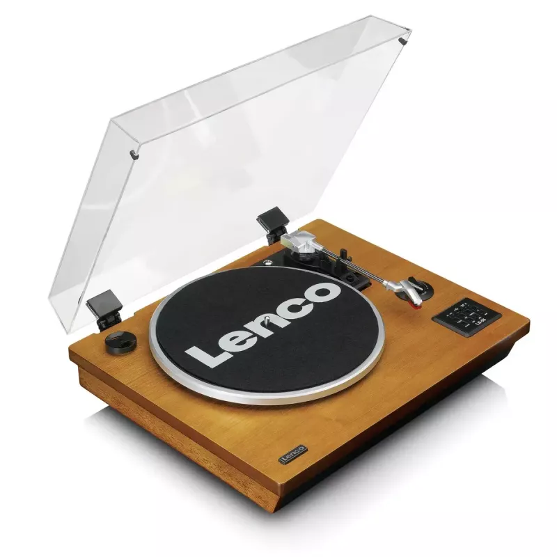 Remeňový audio gramofón Lenco LS-55WA drevo poloautomatický USB Bluetooth