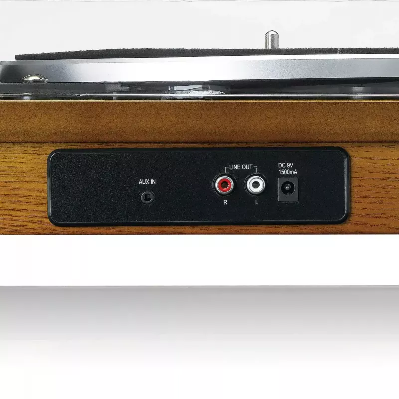 Remeňový audio gramofón Lenco LS-55WA drevo poloautomatický USB Bluetooth