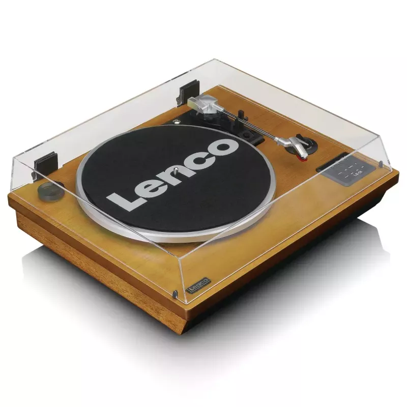 Remeňový audio gramofón Lenco LS-55WA drevo poloautomatický USB Bluetooth