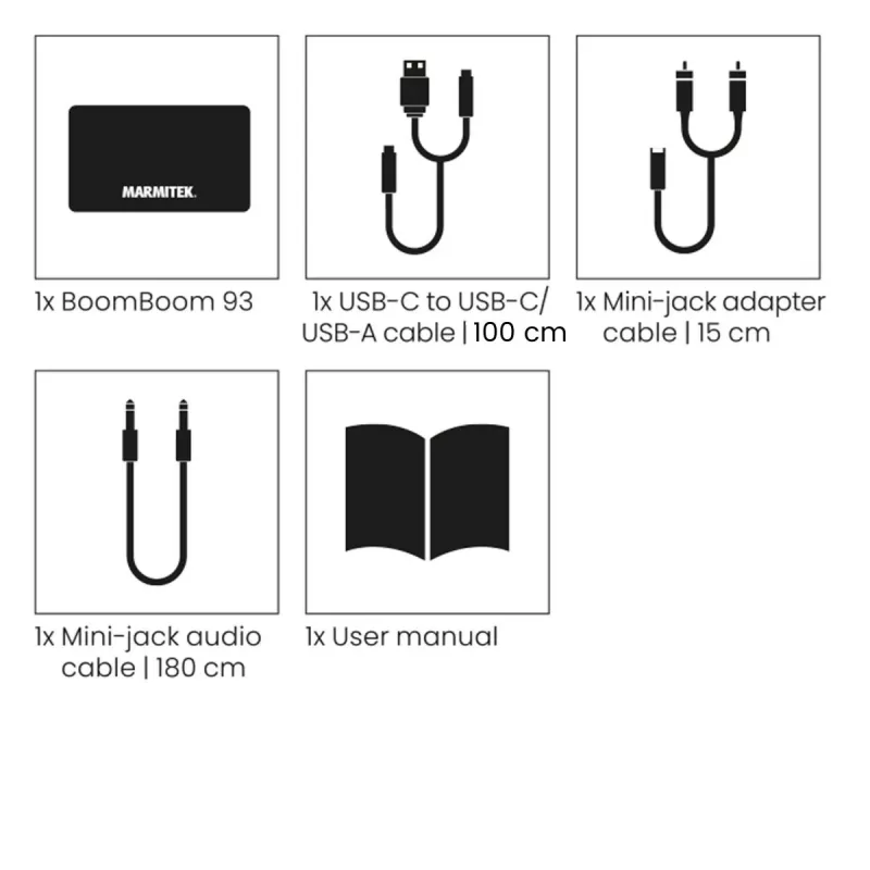 Marmitek BoomBoom 93 bezdrôtový Bluetooth audio prijímač (08312)