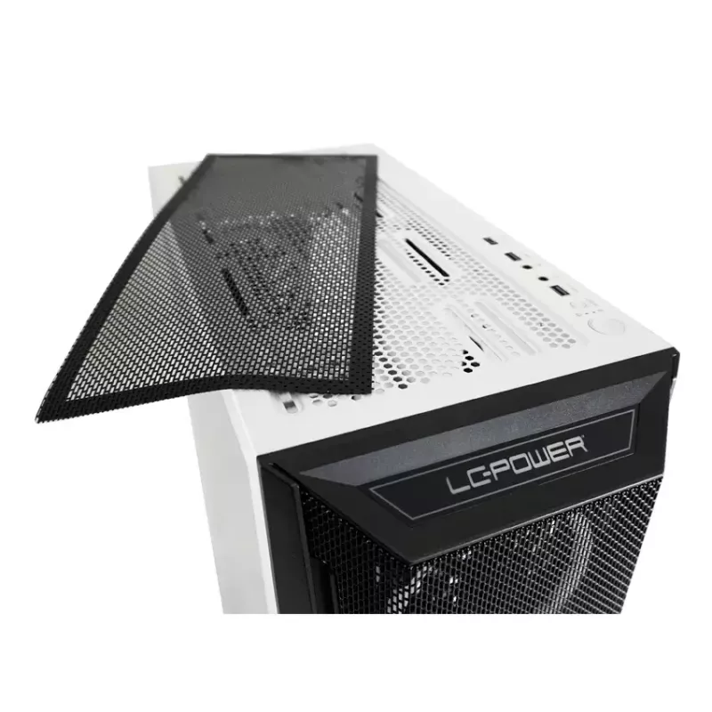 PC skriňa LC-Power Holo-1_X Midi Tower biela