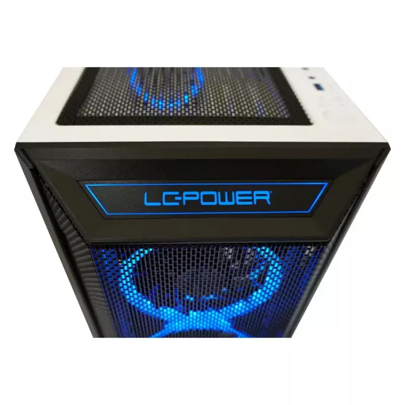 PC skriňa LC-Power Holo-1_X Midi Tower biela