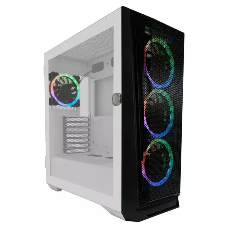 PC skriňa LC-Power Holo-1_X Midi Tower biela
