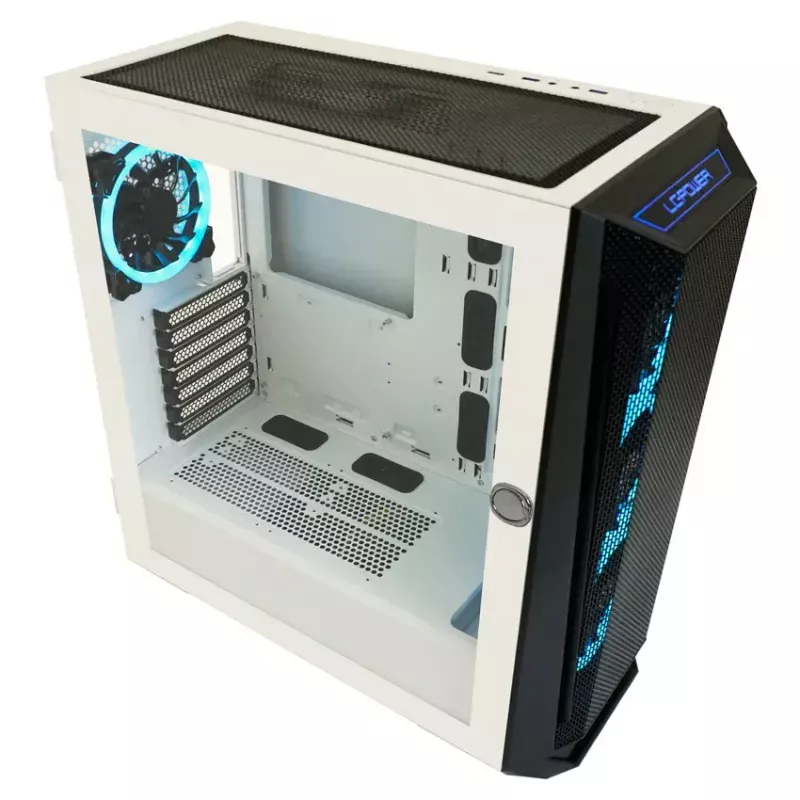 PC skriňa LC-Power Holo-1_X Midi Tower biela