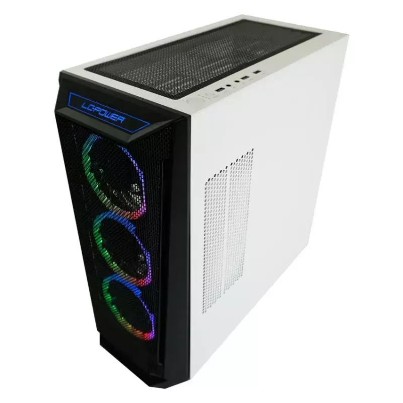 PC skriňa LC-Power Holo-1_X Midi Tower biela