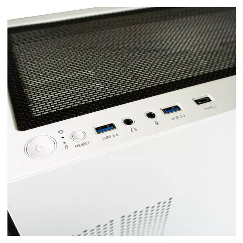 PC skriňa LC-Power Holo-1_X Midi Tower biela