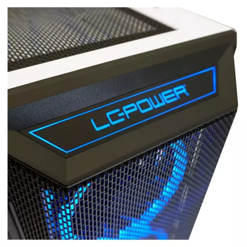 PC skriňa LC-Power Holo-1_X Midi Tower biela