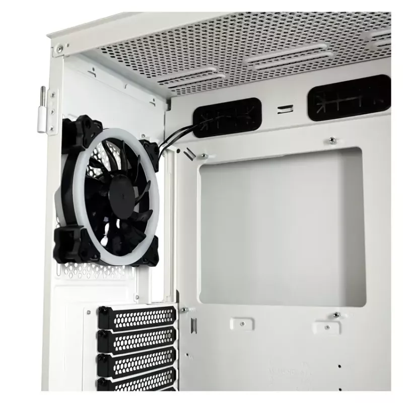 PC skriňa LC-Power Holo-1_X Midi Tower biela