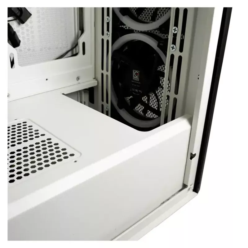 PC skriňa LC-Power Holo-1_X Midi Tower biela