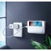 UGREEN 30394 samolepiaci nástenný držiak na nabíjanie telefónu, biely