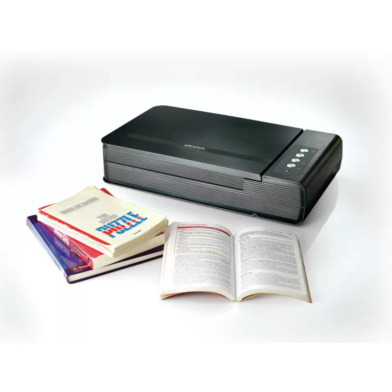 Plustek OpticBook 4800 stolový skener 1200 x 1200 DPI A4 čierny