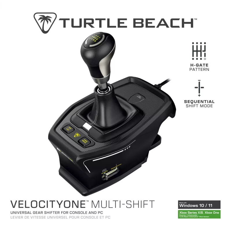 Turtle Beach VelocityOne Multi-Shift radiaca páka a ručná brzda pre sim racing pre Xbox/PC (TBS-0001-05)