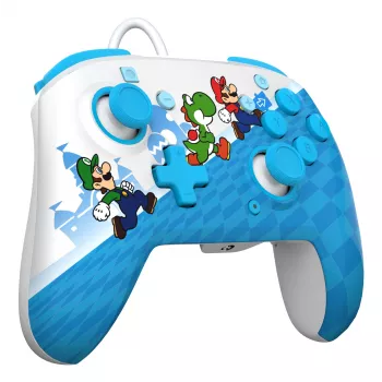 Gamepad PDP Mario Escape REMATCH pre Nintendo Switch — káblový USB, D-pad, tlačidlo Home, viacfarebný
