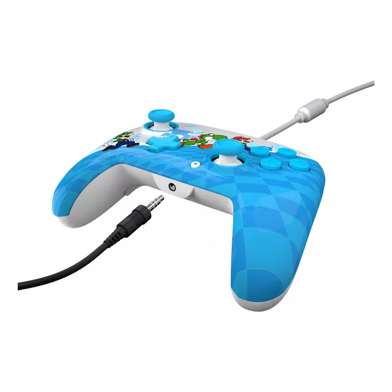 Gamepad PDP Mario Escape REMATCH pre Nintendo Switch — káblový USB, D-pad, tlačidlo Home, viacfarebný