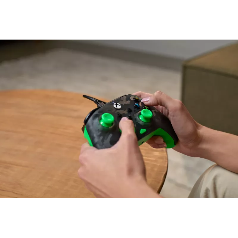Gamepad Turtle Beach Rematch Core čierna zelená sivá USB káblový