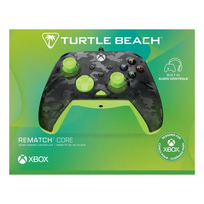 Gamepad Turtle Beach Rematch Core čierna sivá žltá USB káblový
