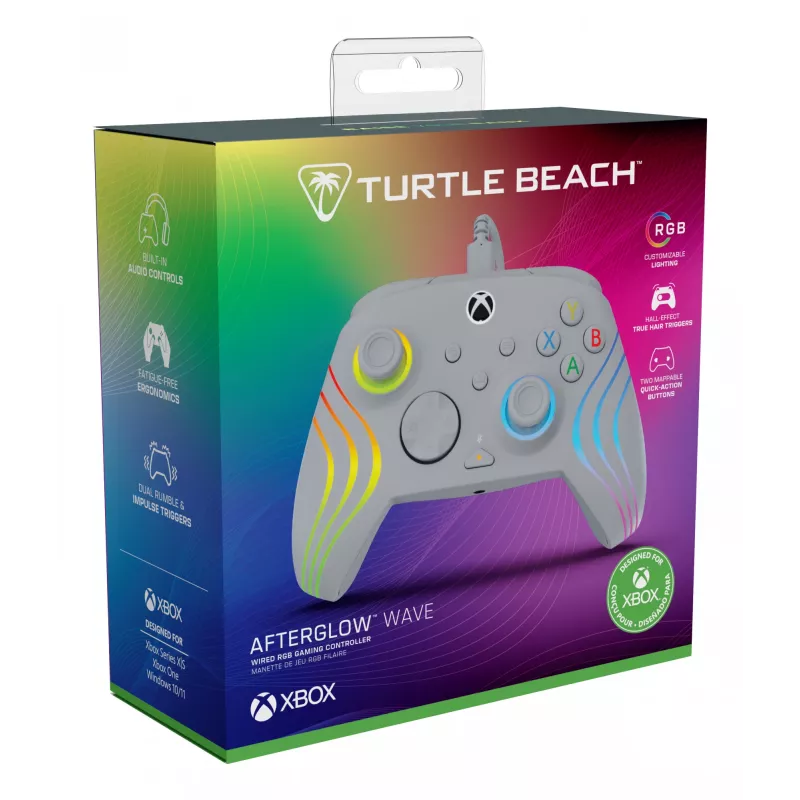 Gamepad Turtle Beach Afterglow Wave sivá USB PC Xbox Series