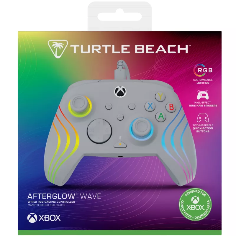 Gamepad Turtle Beach Afterglow Wave sivá USB PC Xbox Series