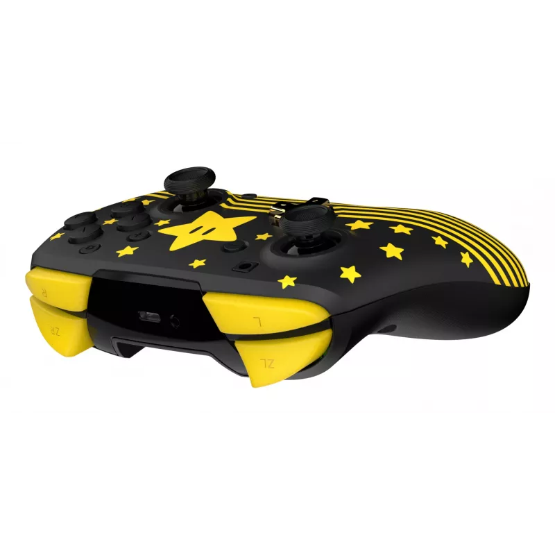 Bezdrôtový ovládač Turtle Beach Rematch TBC-8101-75 pre Nintendo Switch, Super Mario Star, čierno-žltý