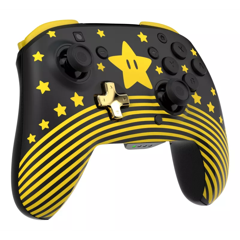 Bezdrôtový ovládač Turtle Beach Rematch TBC-8101-75 pre Nintendo Switch, Super Mario Star, čierno-žltý