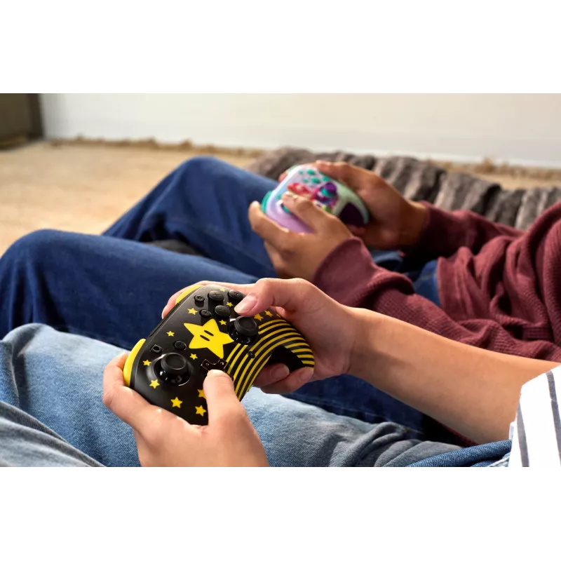 Bezdrôtový ovládač Turtle Beach Rematch TBC-8101-75 pre Nintendo Switch, Super Mario Star, čierno-žltý