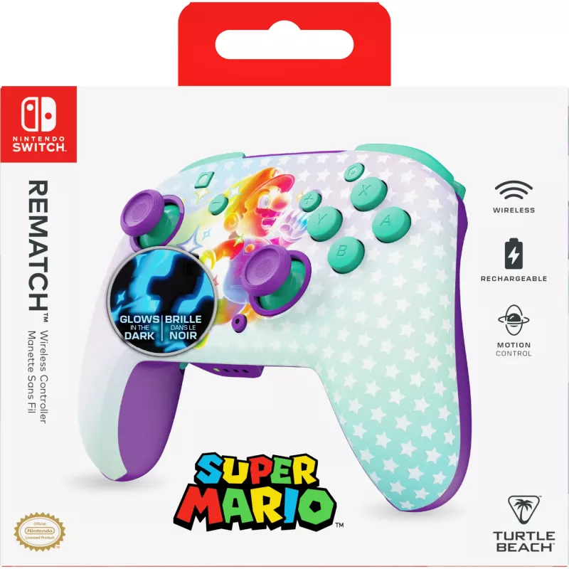 Gamepad Turtle Beach Rematch viacfarebný Bluetooth Nintendo Switch