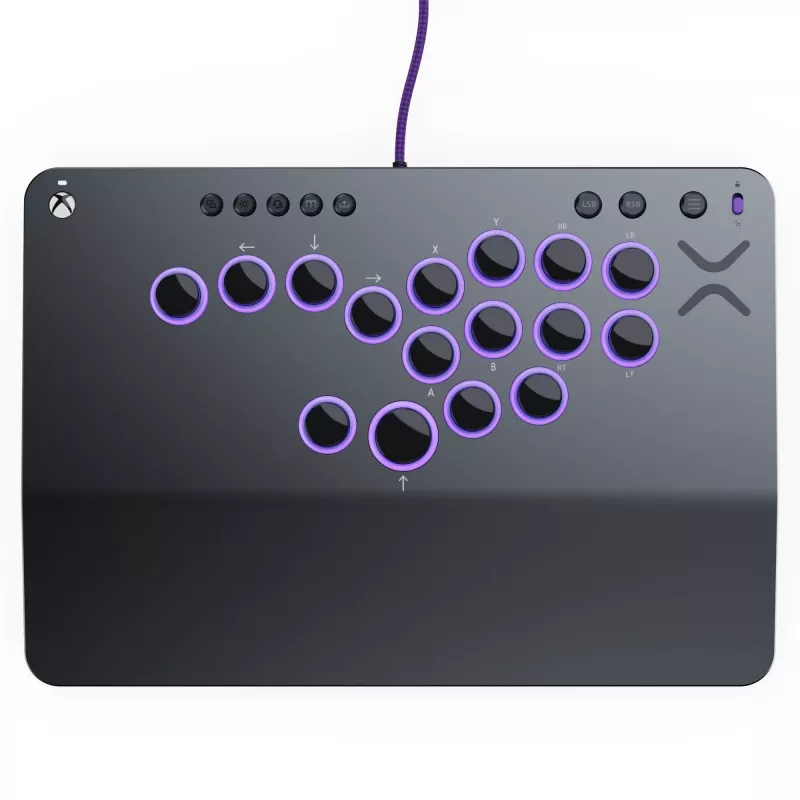 PDP Victrix Pro KO Leverless Fight Stick sivá USB Fightstick PC, Xbox Series S, Xbox Series X