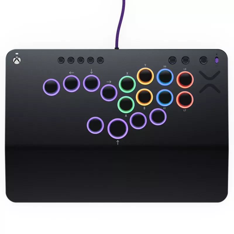 PDP Victrix Pro KO Leverless Fight Stick sivá USB Fightstick PC, Xbox Series S, Xbox Series X