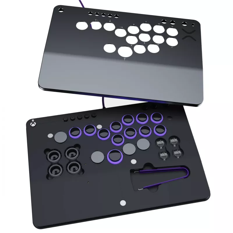 PDP Victrix Pro KO Leverless Fight Stick sivá USB Fightstick PC, Xbox Series S, Xbox Series X