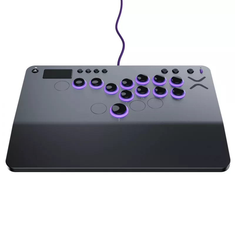 PDP Victrix Pro KO Leverless Fight Stick sivá USB Fightstick PC, PlayStation 4, PlayStation 5