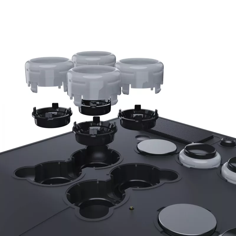 PDP Victrix Pro KO Leverless Fight Stick sivá USB Fightstick PC, PlayStation 4, PlayStation 5