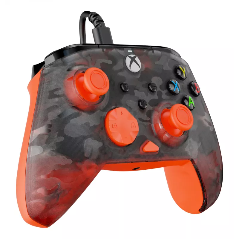 Gamepad Turtle Beach Rematch Core čierna sivá oranžová USB káblový