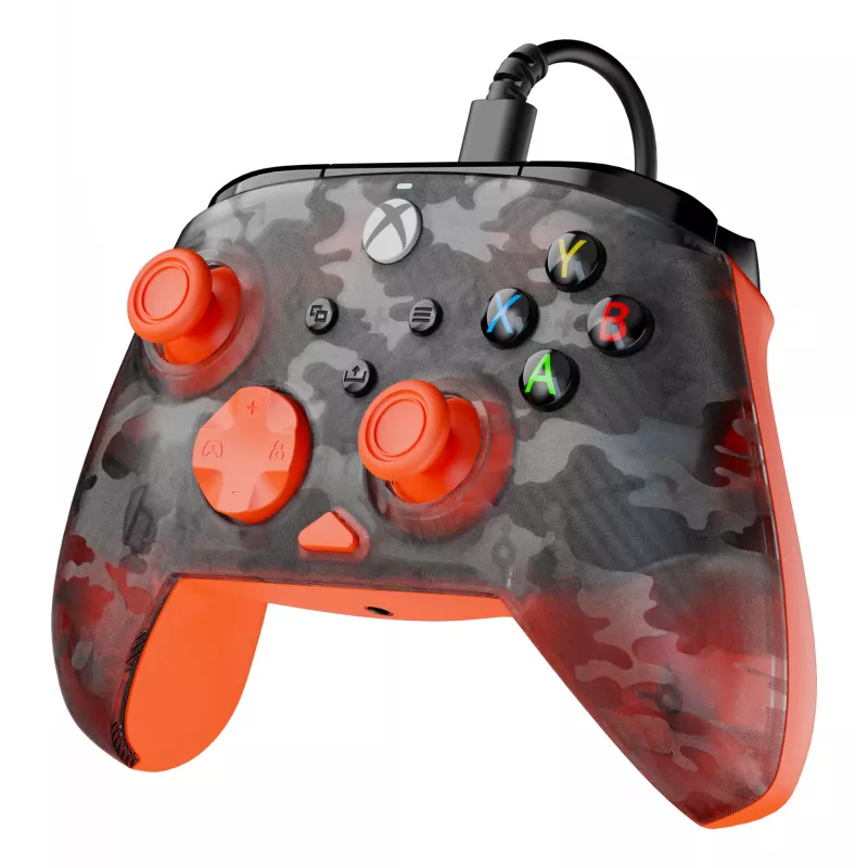 Gamepad Turtle Beach Rematch Core čierna sivá oranžová USB káblový