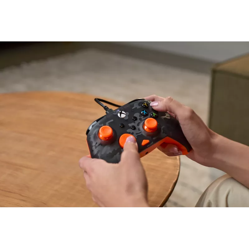 Gamepad Turtle Beach Rematch Core čierna sivá oranžová USB káblový