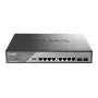 D-Link DSS-200G-10MPP sieťový switch Managed L2 Gigabit Ethernet (10/100/1000) Power over Ethernet (PoE) 1U čierna, sivá