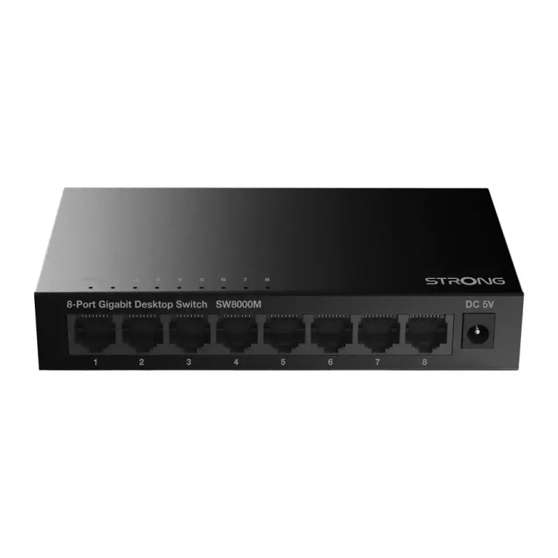 Strong SW8000M sieťový switch Gigabit Ethernet 8 portov 16 Gbit/s