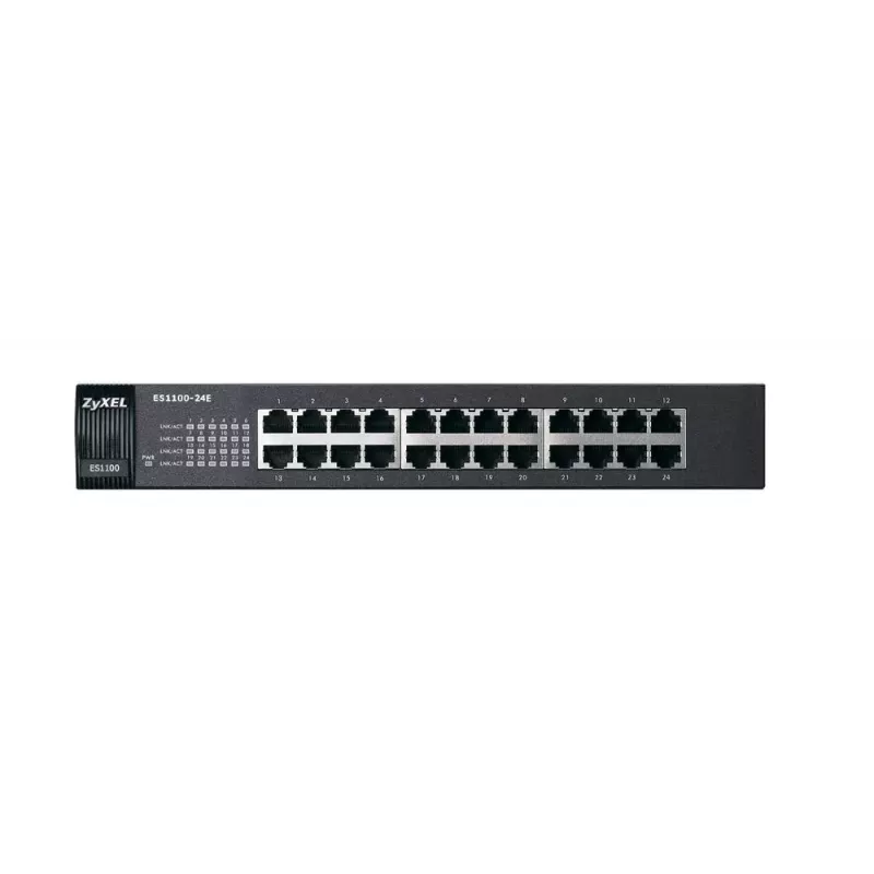 Nespravovaný switch Zyxel ES1100-24E 24 RJ-45 portov 4.8 Gbit/s